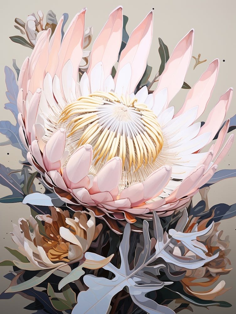Flower Illustration Protea 6