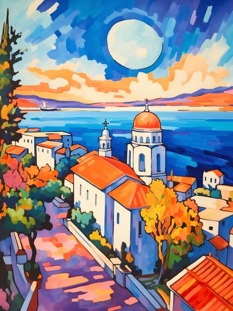 Zadar Croatia 2 Fauvist Painting