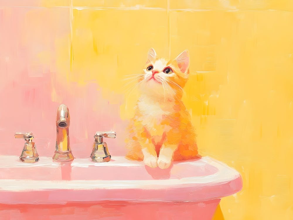 Bathroom Cats 4