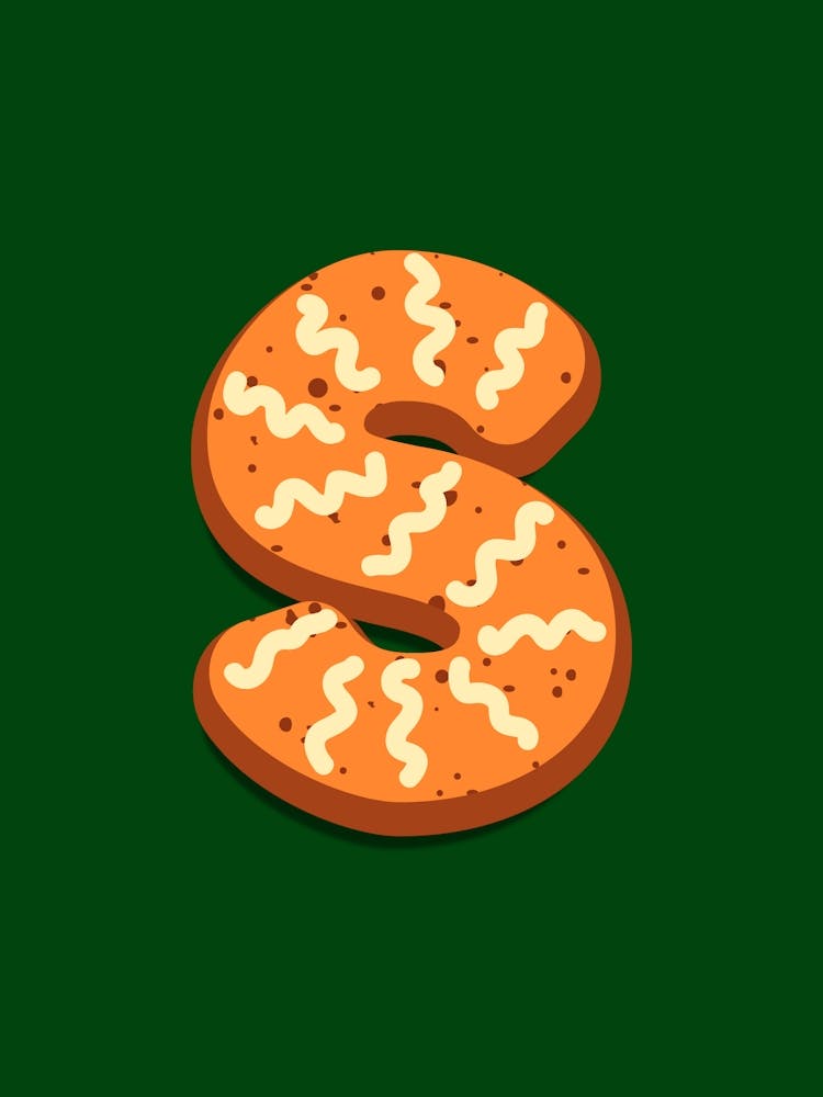 Gingerbread Christmas Letters Living Room Holiday Display Green 19