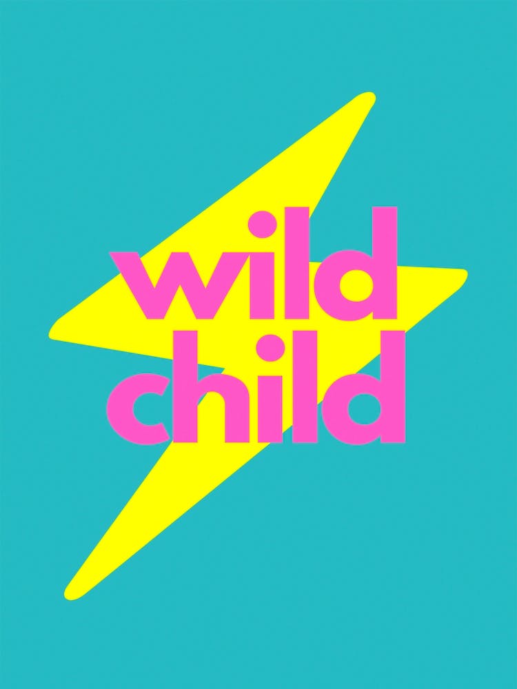 Wild Child Lightning Bolt Pink