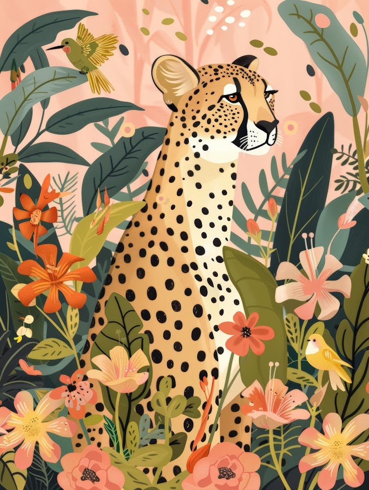 Cheetah In The Jungle 5