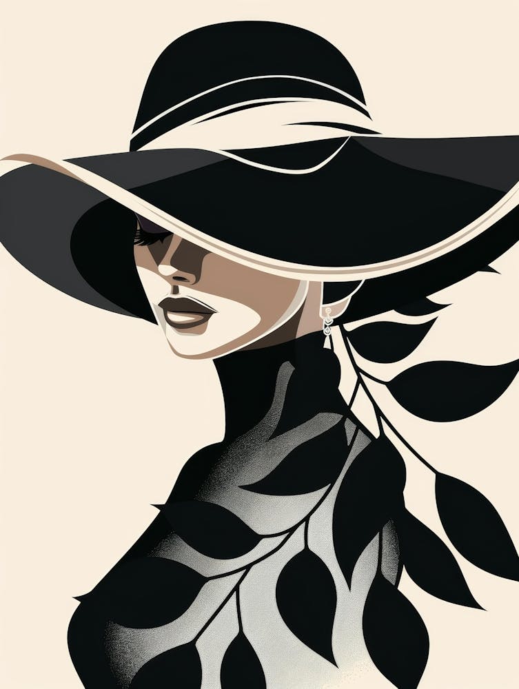 Black And White Hat 1