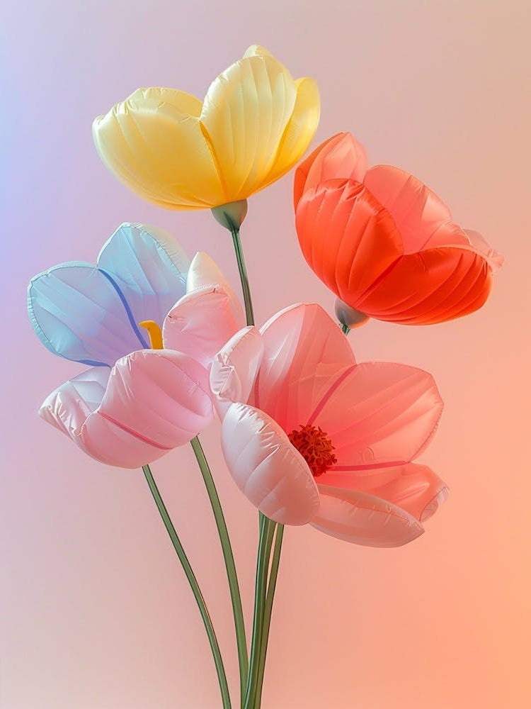 Dreamy Inflatable Flowers Poppy 1