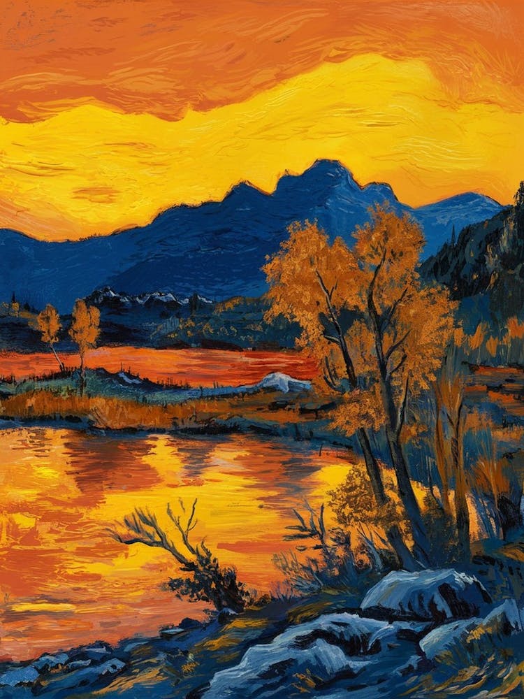 Sunset At The Lake 2