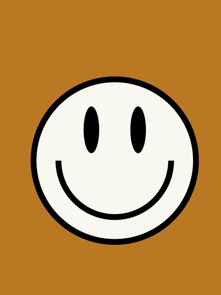 Smiley Face Brown