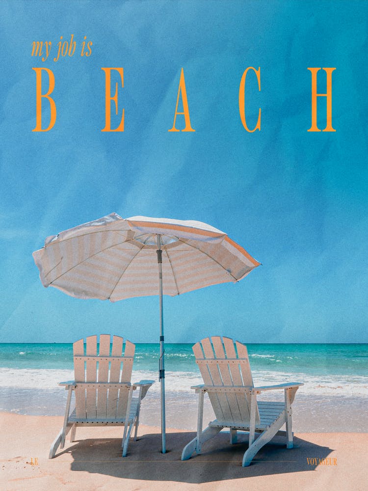 My Job Is Beach Sonnenliegen
