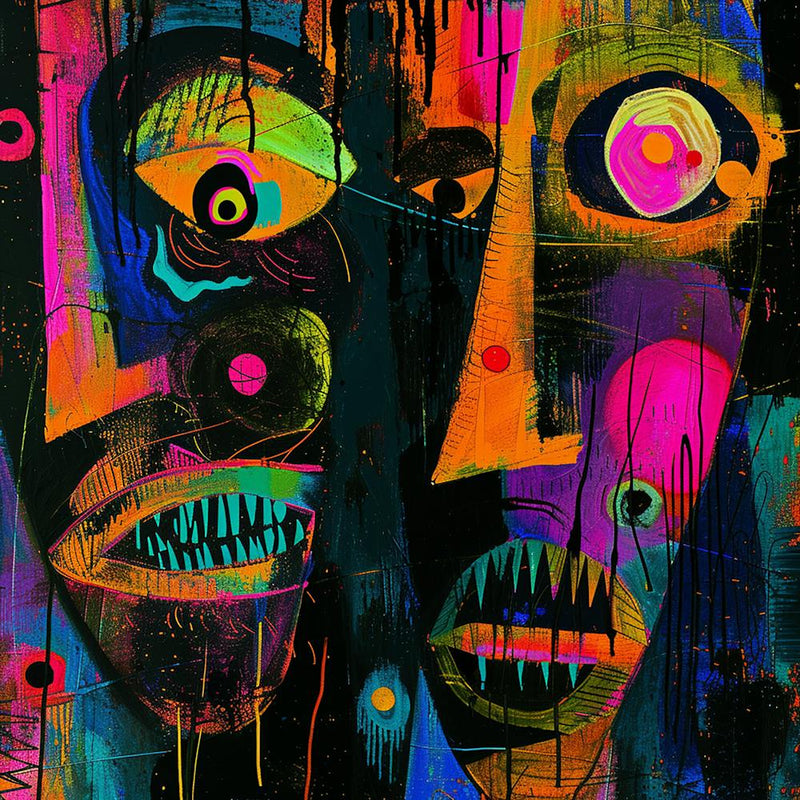 Psychedelic Art - city wall art, colorful wall art, home decor, minimal art, modern wall art, wall art, wall decoration, wall print colourful wall art, decor wall art, digital art, digital art download, interior wall art, downloadable art, eclectic wall,
