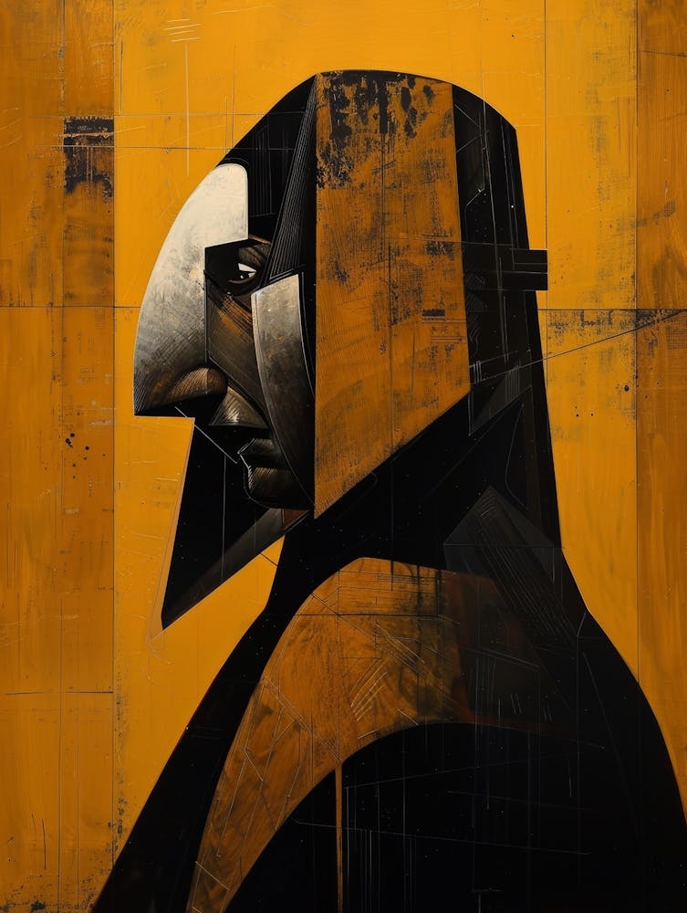 Abstract Portrait Of A Man 13