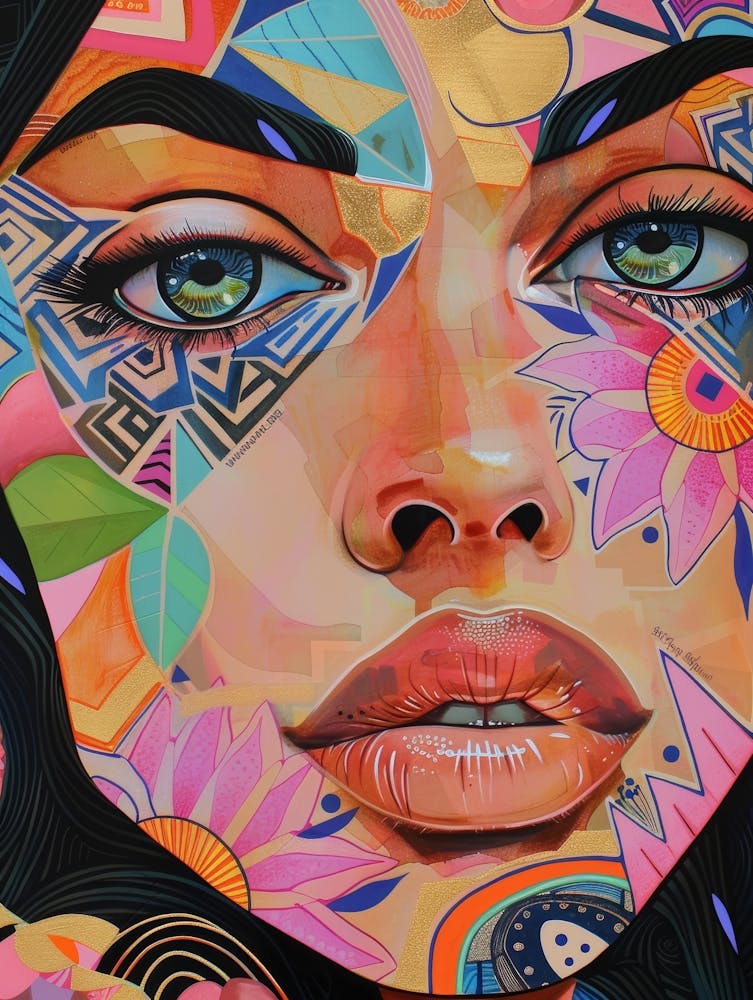 Colorful Face 1