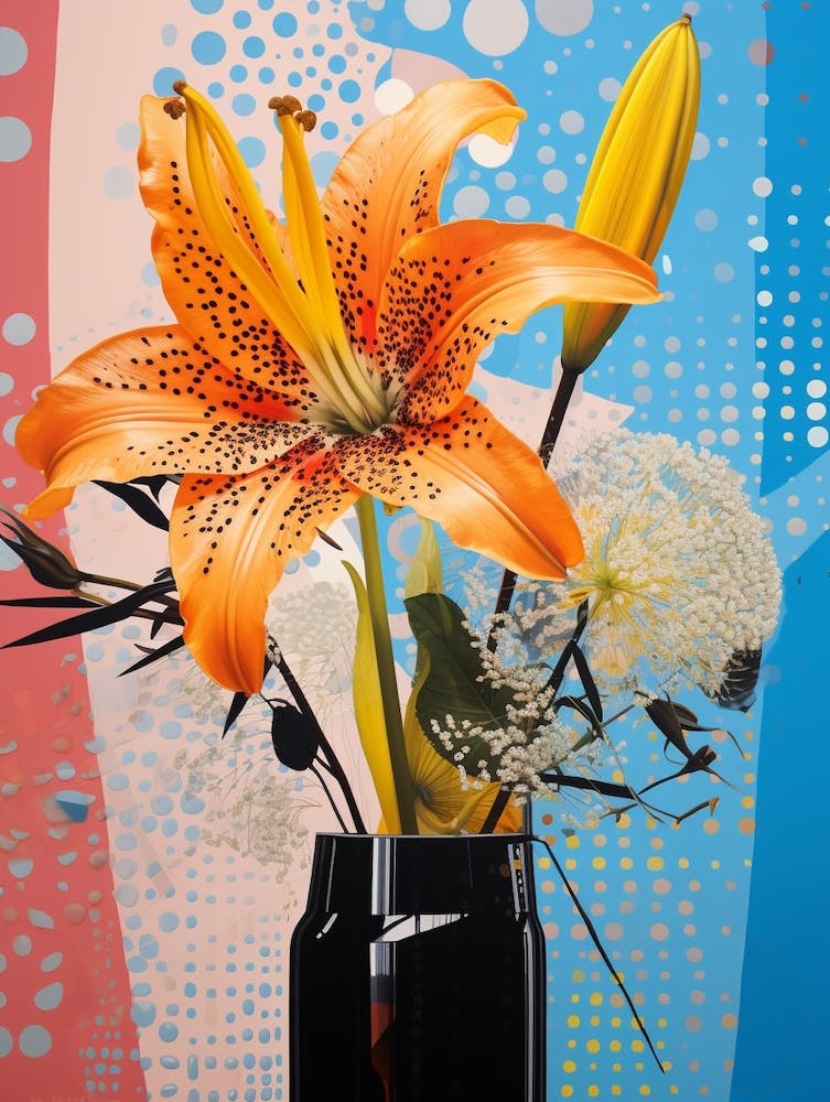 Surreal Florals Daffodil 4 Flower Painting