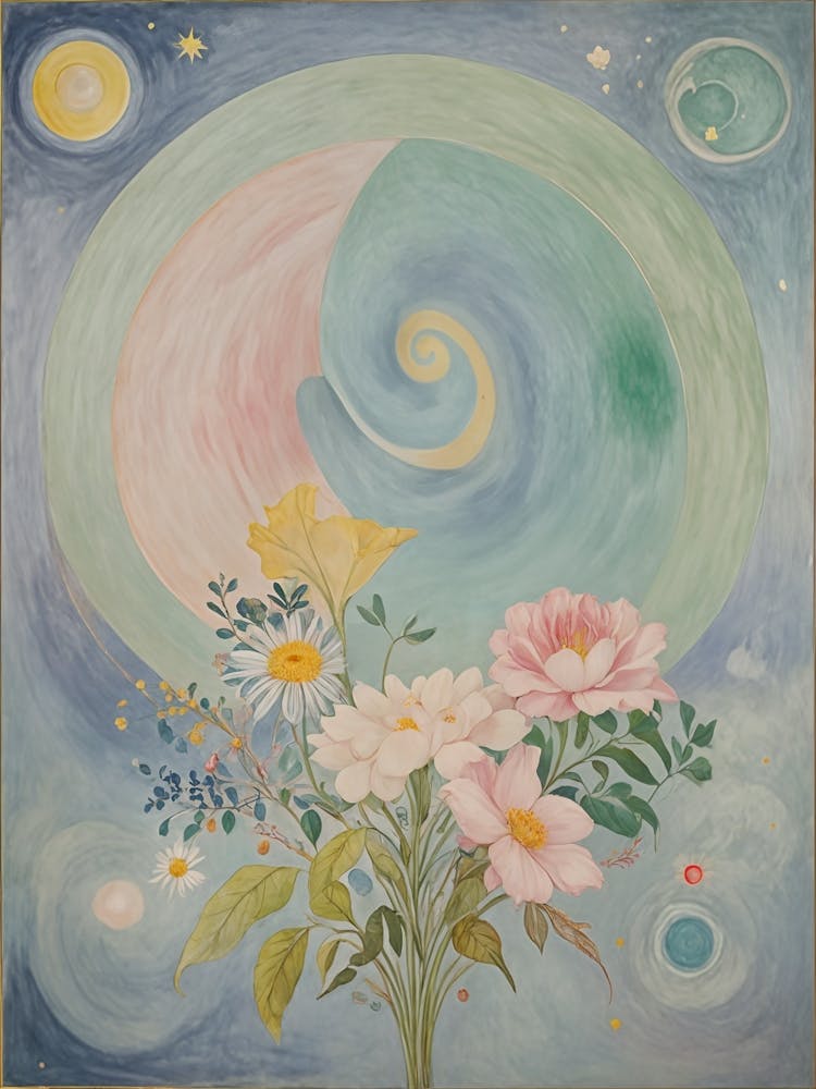 Bouquet In The Rainbow Sky