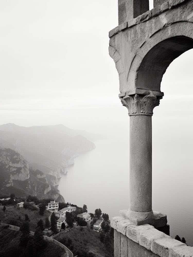Ravello, Italy, Black And White Photography 3