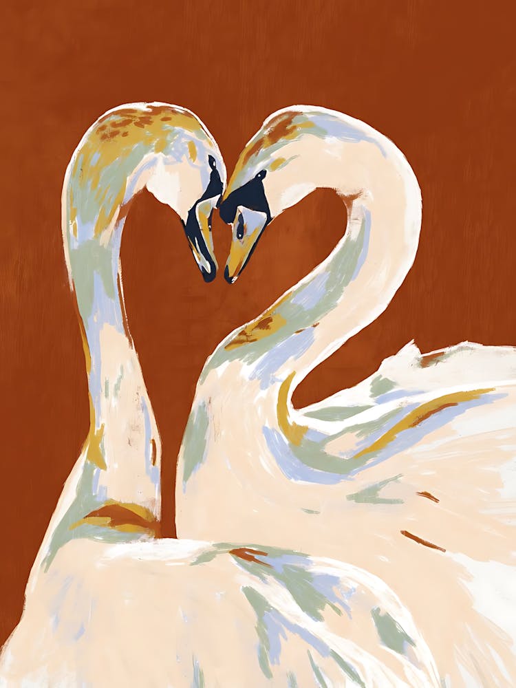 Swans In Love