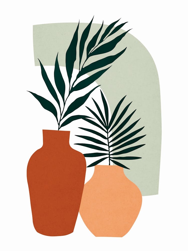 Geometric and floral composition 4