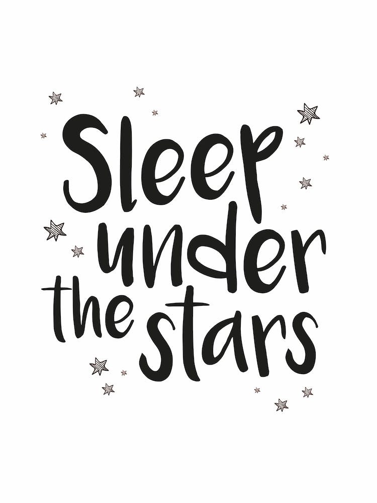 Sleep under the stars