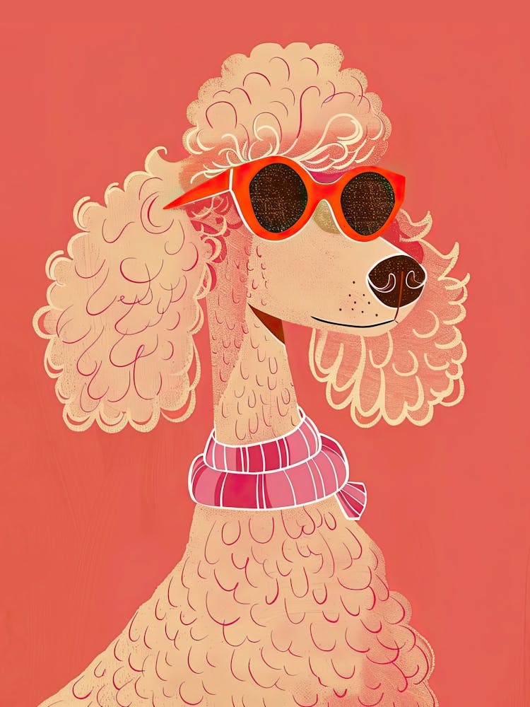 Retro Glamour Poodle