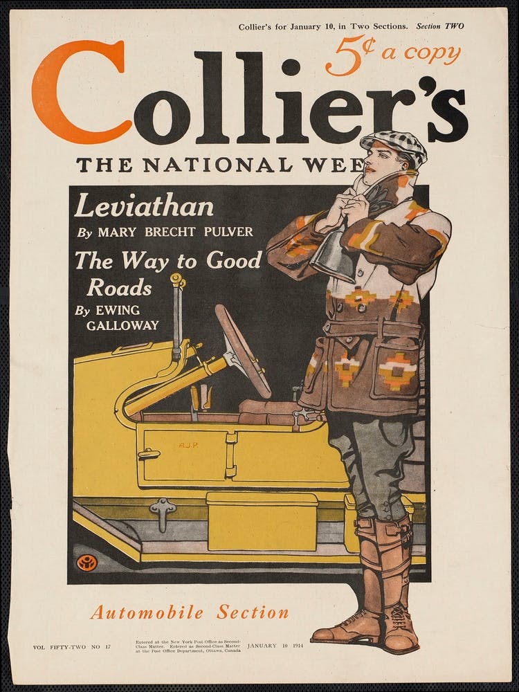 Collier's, Automobile Section, Edward Penfield