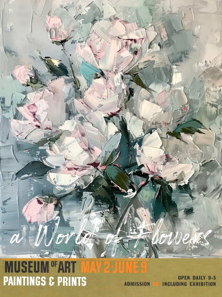 A World Of Flowers, Van Gogh Exhibition Peonies 4