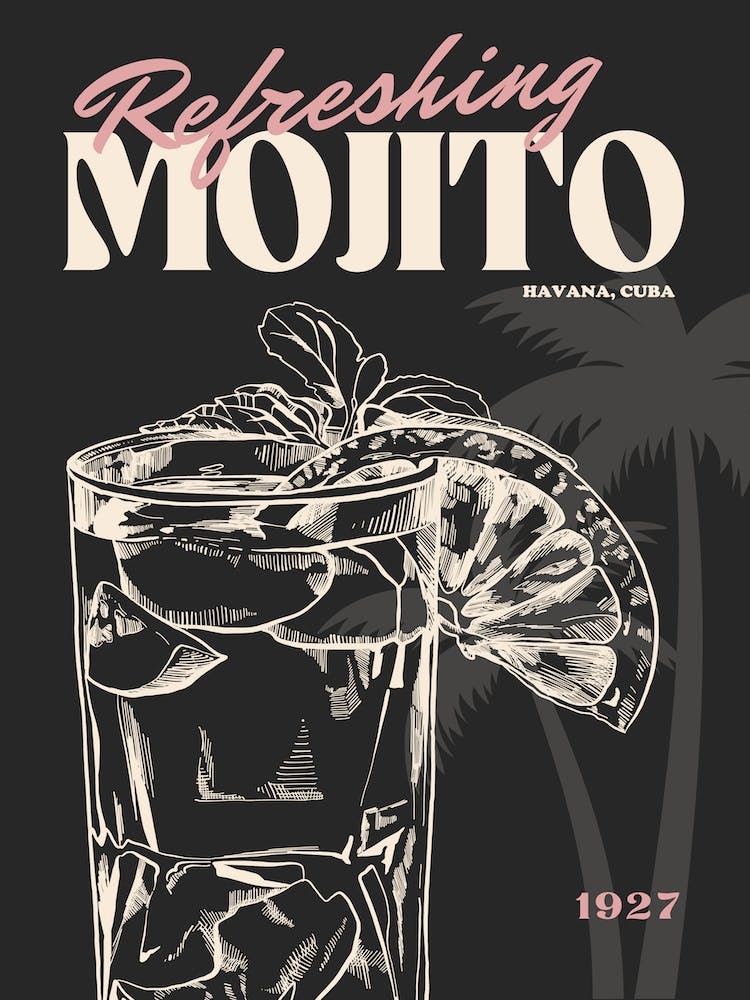 Black Retro Mojito