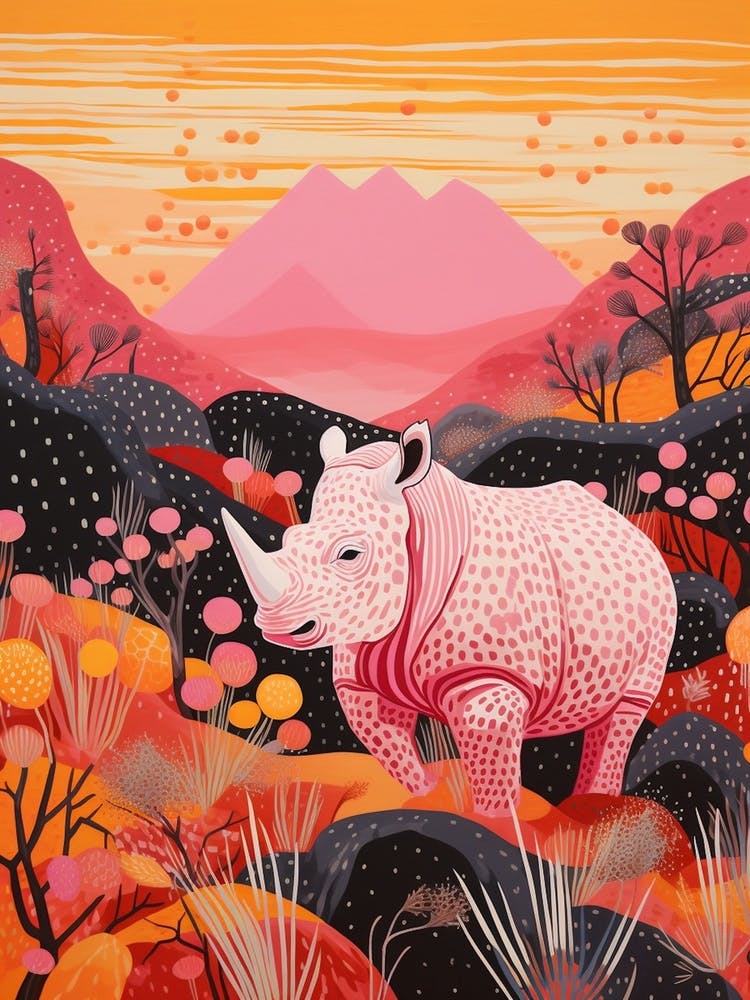 Rhino In The Mountains 2