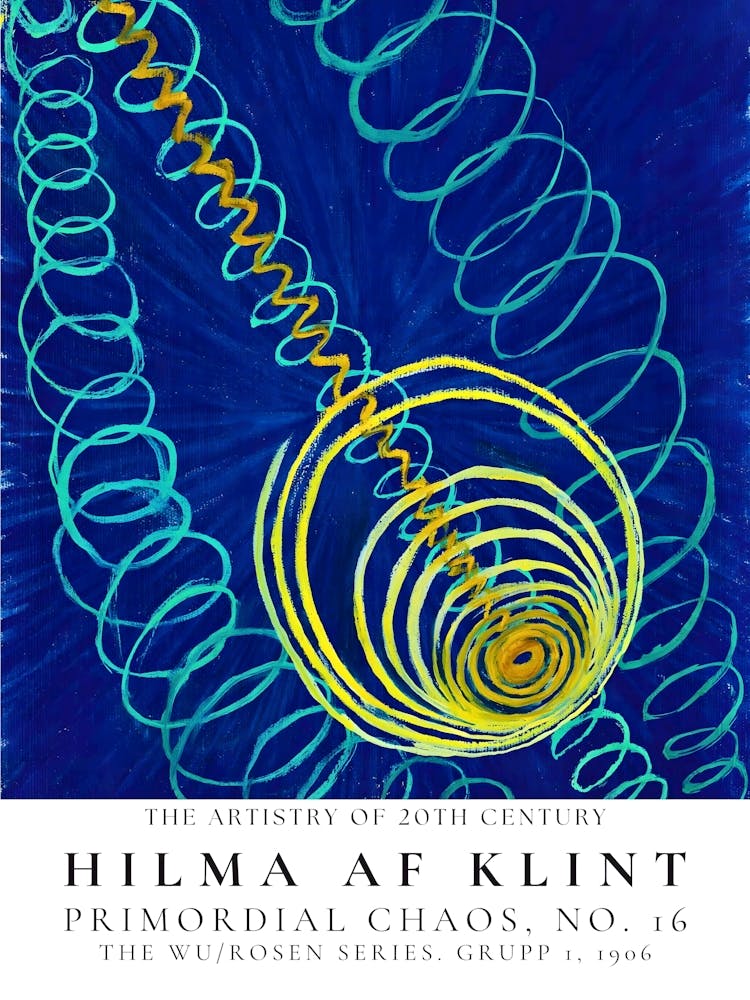 Hilma Af Klint Premonitory Chaos