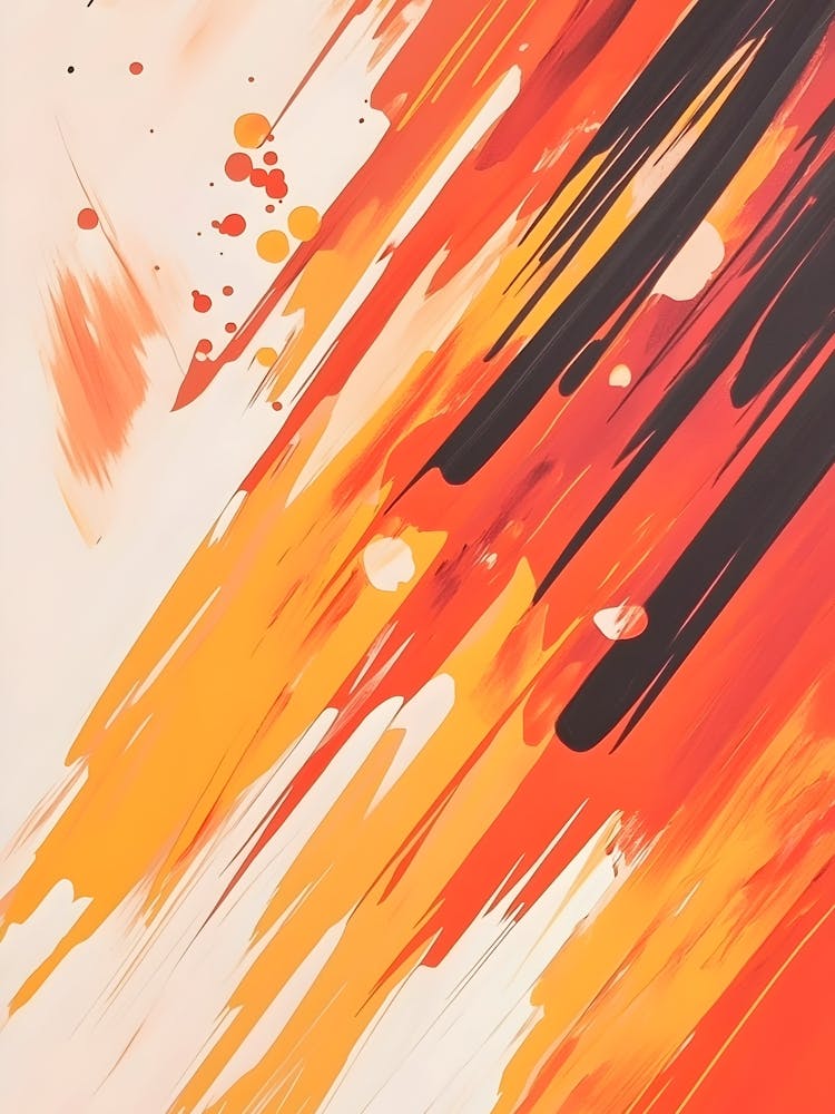 Orange Splatter