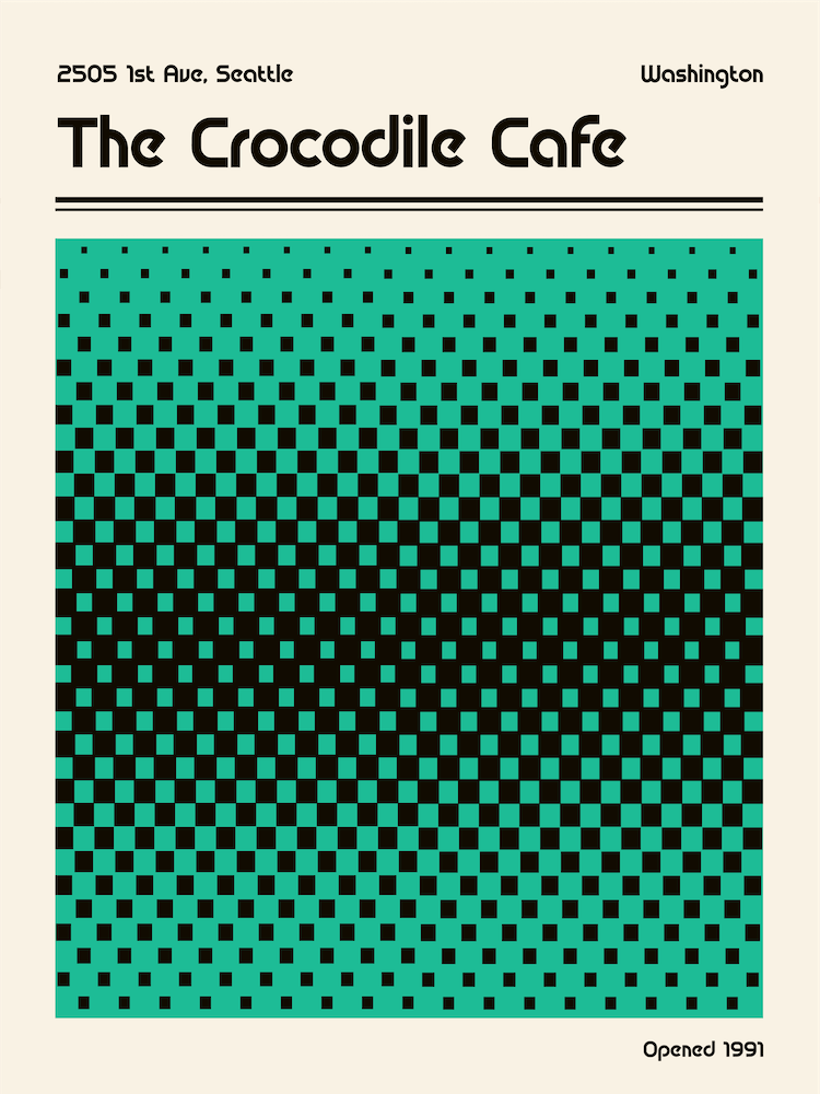 Crocodile Cafe Retro