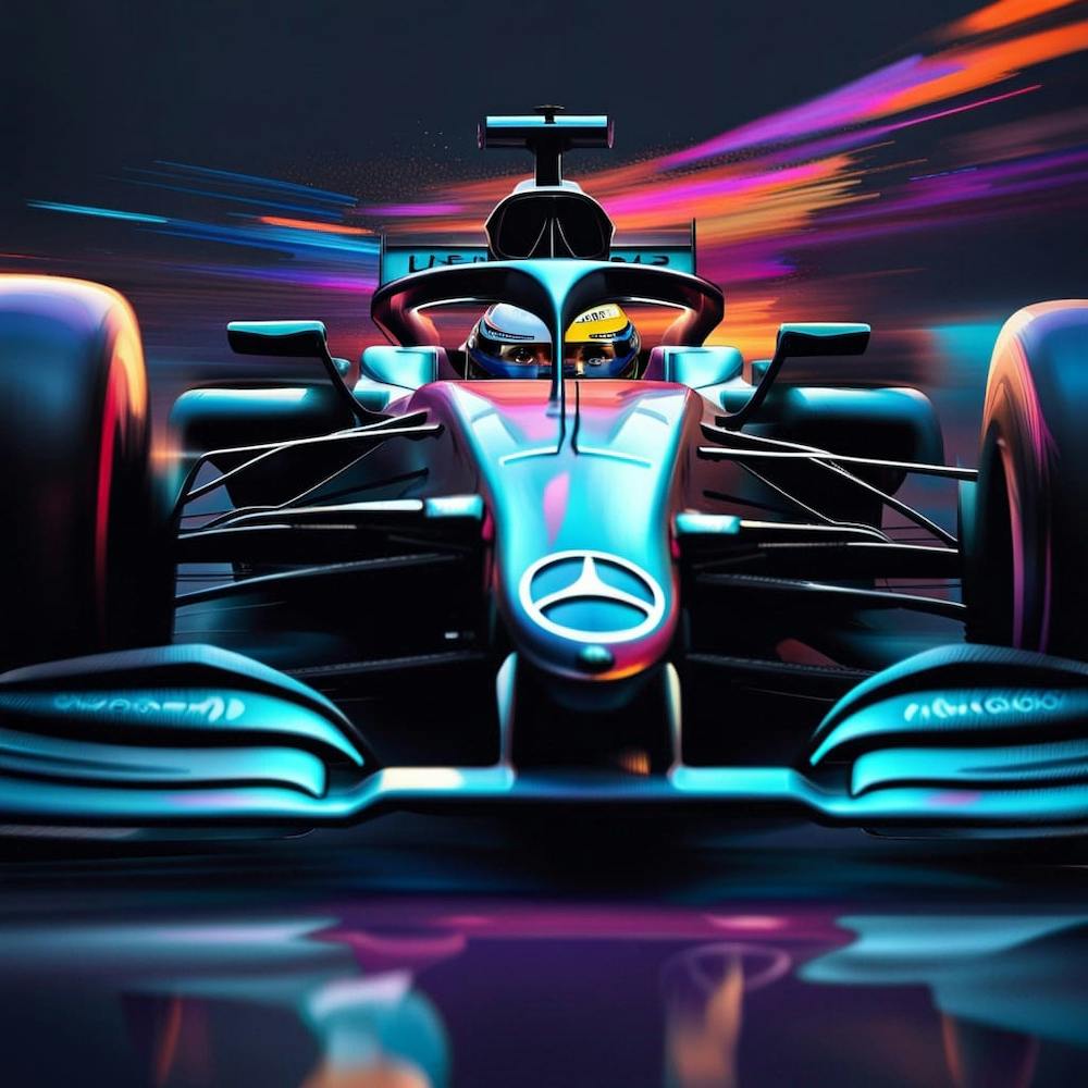 Front Mercedes F1 Car