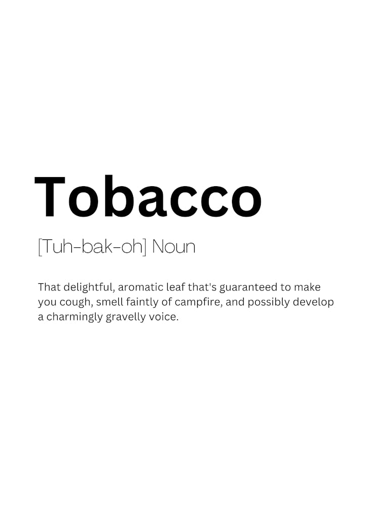 Tobacco Definition Meaning