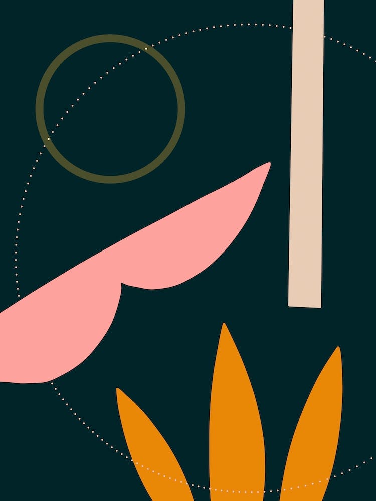 Abstract Shapes Dark