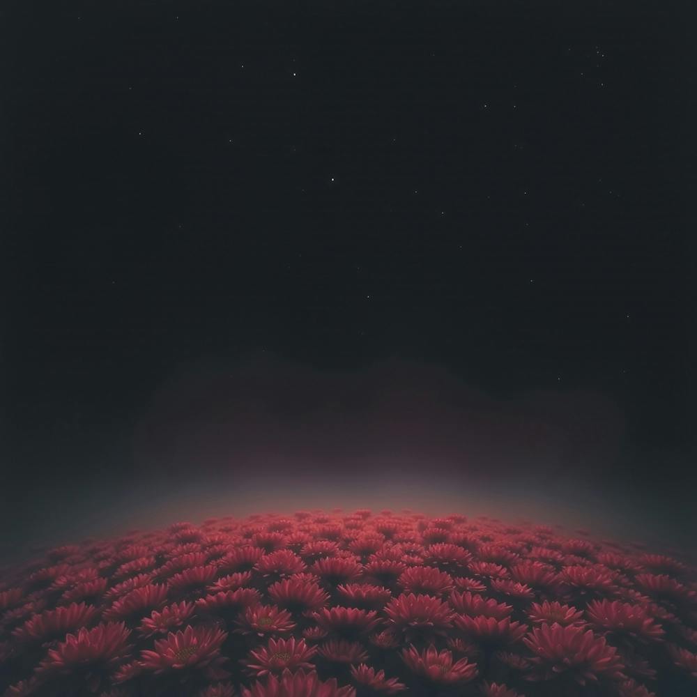 Red Flowers In The Sky 1