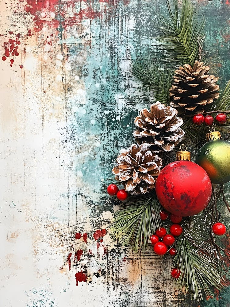 Intage Christmas Mixed Media 9