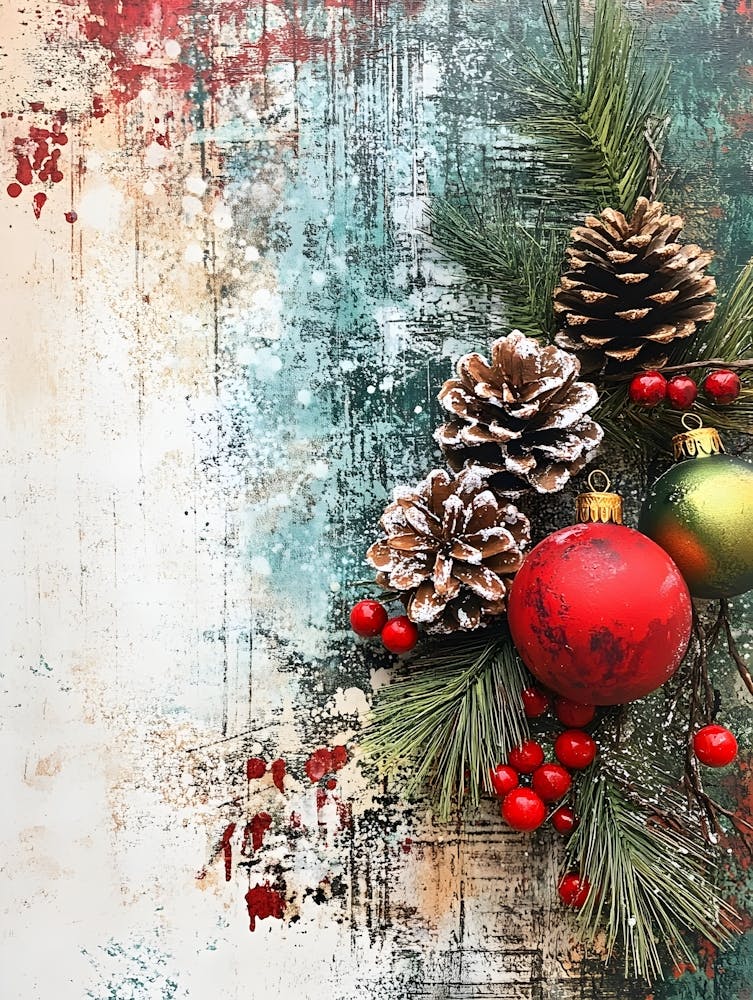 Intage Christmas Mixed Media 9