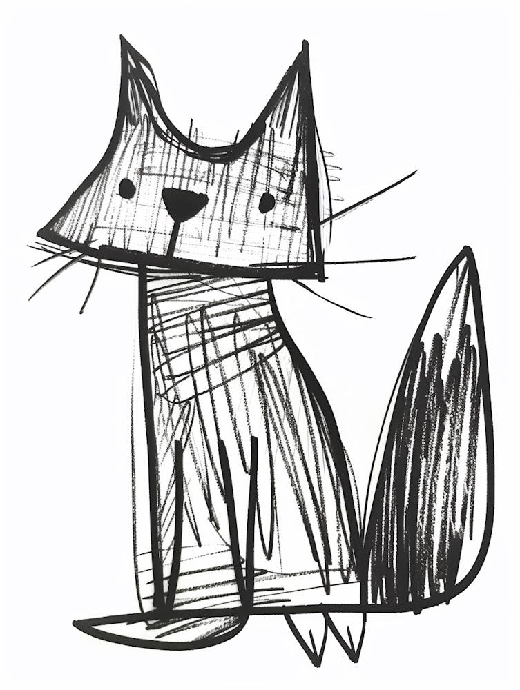 B&W Fox