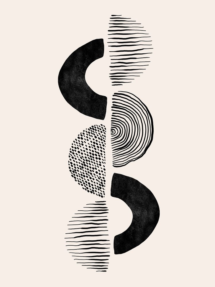 Mid-Century Moon Shapes 1