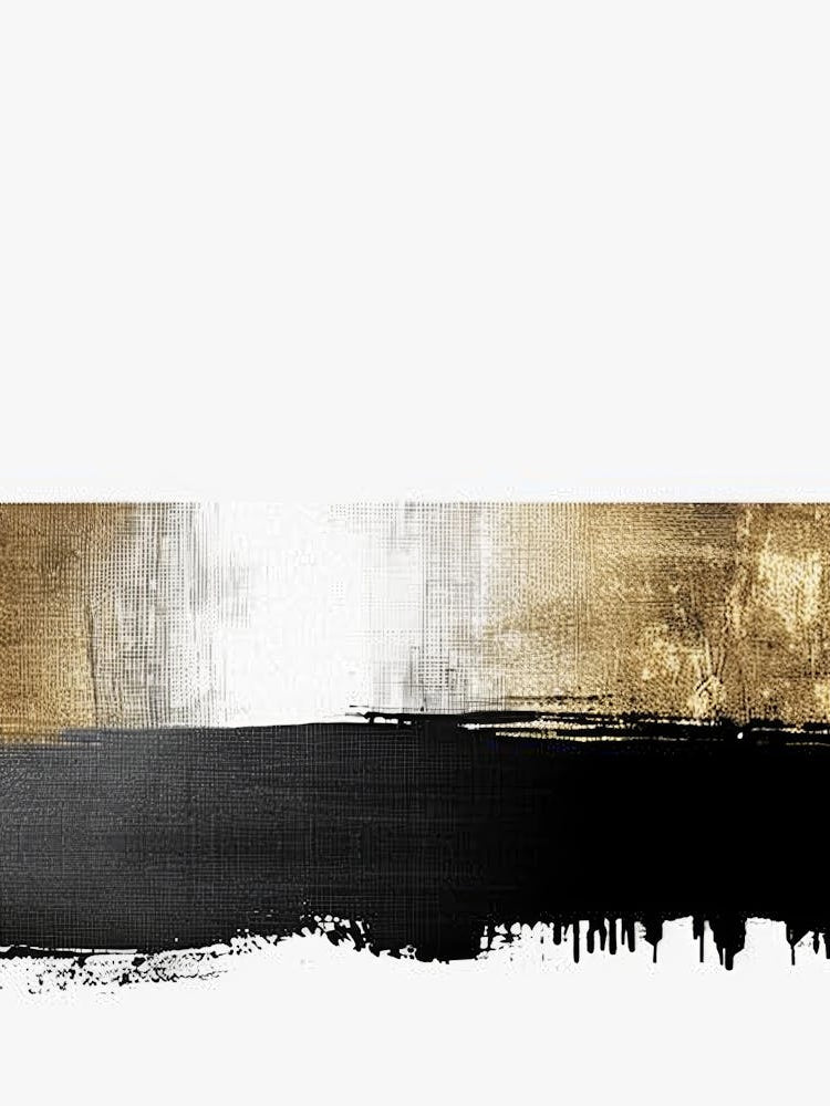 Gold And Black Canvas Print 9