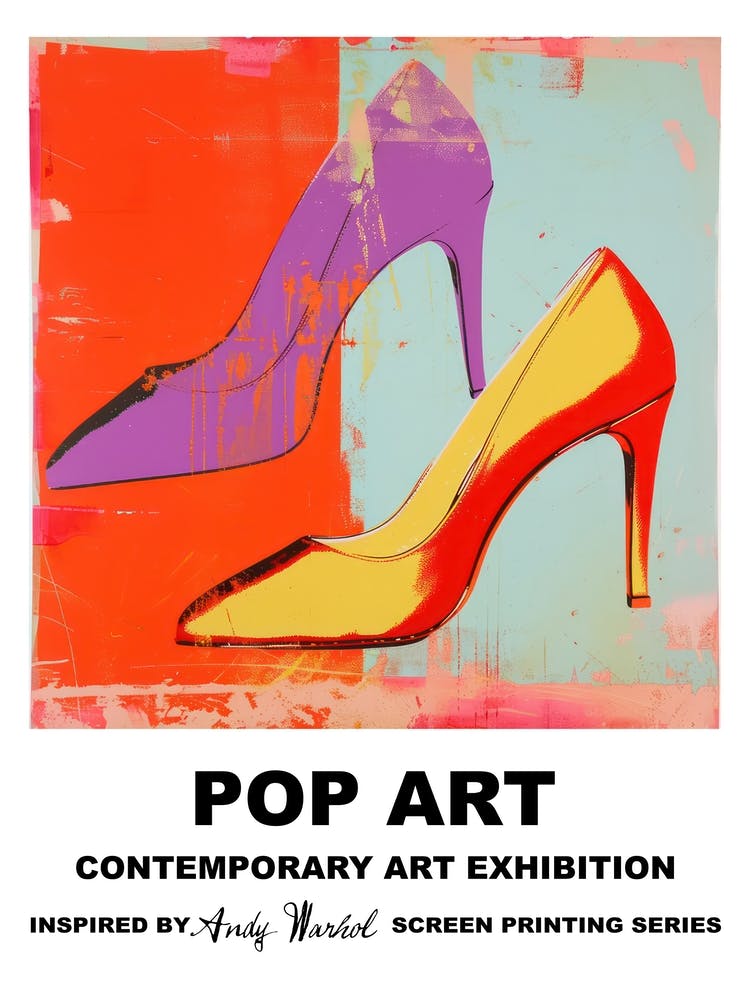 Poster High Heels Pop Art 2