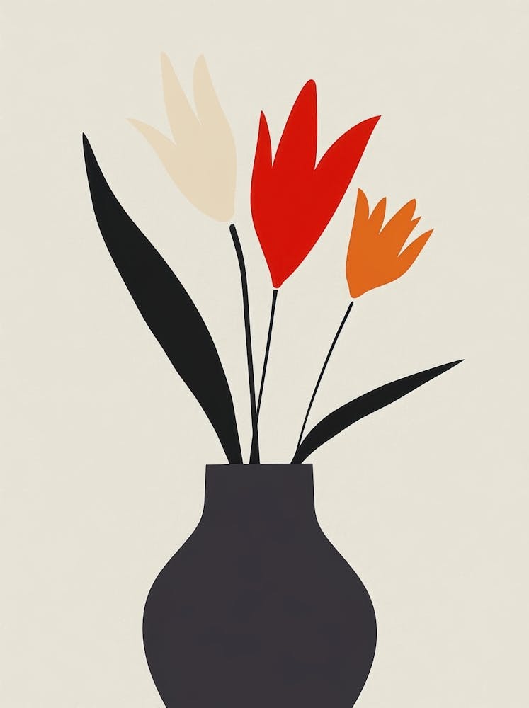 Tulips In A Vase 91