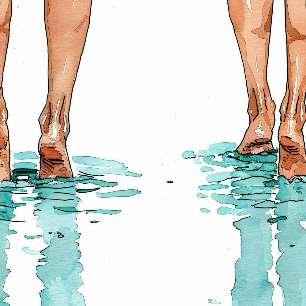 Two Feet In Water