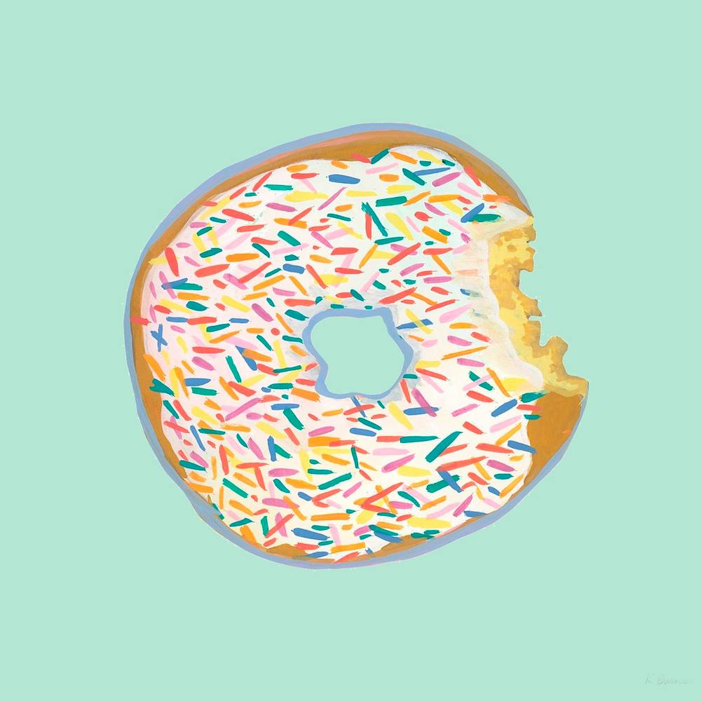 Sprinkle Donut Green Fy