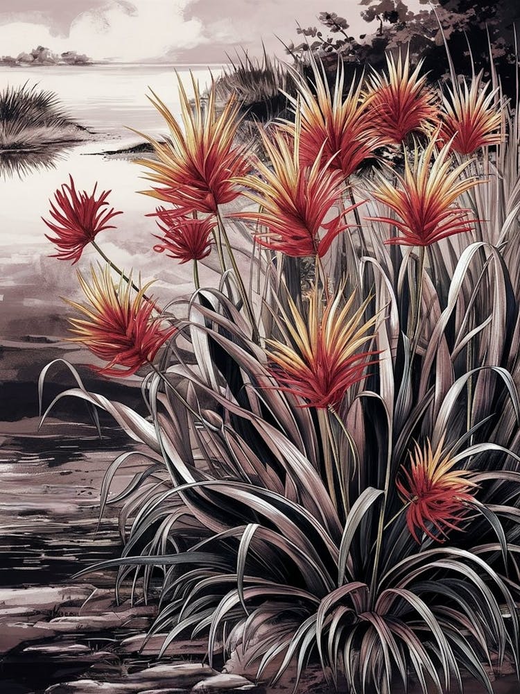 Flowers By The Water