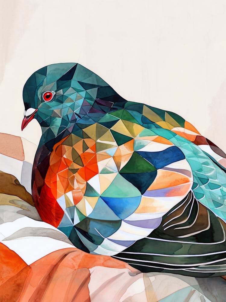 Dove bird animal illustration art 1