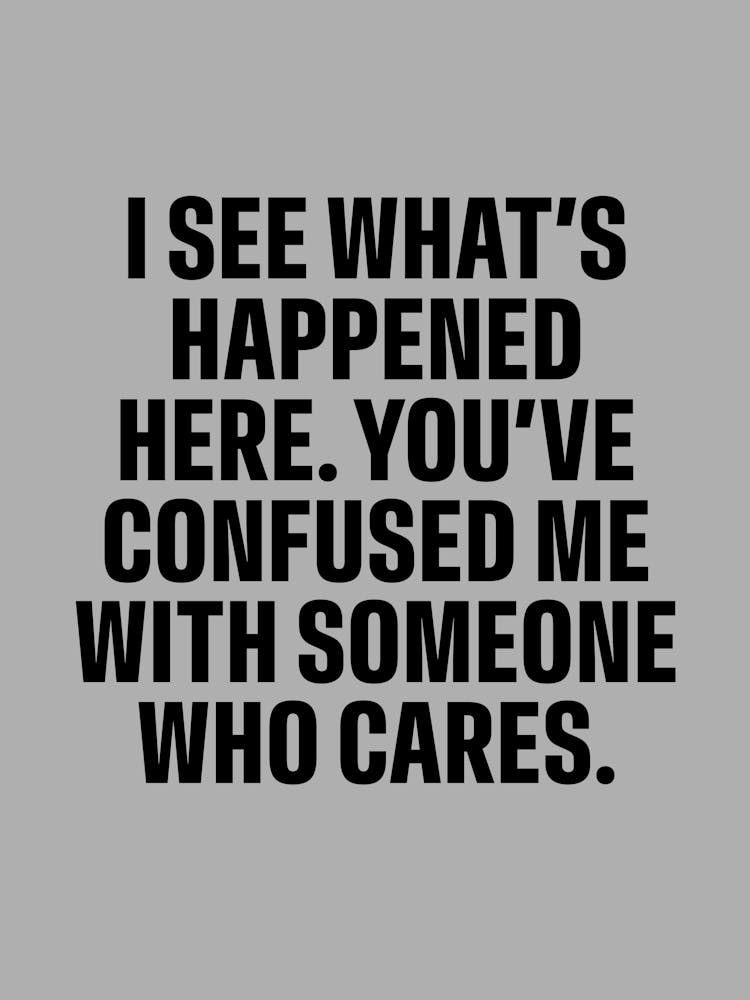 Who Cares