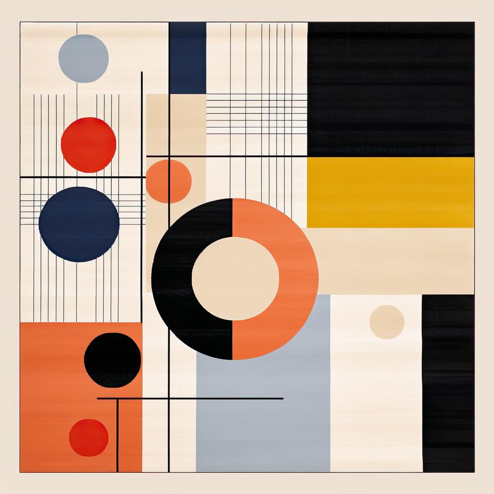 Spectral Spiral: Squares and Circles Kaleidoscope