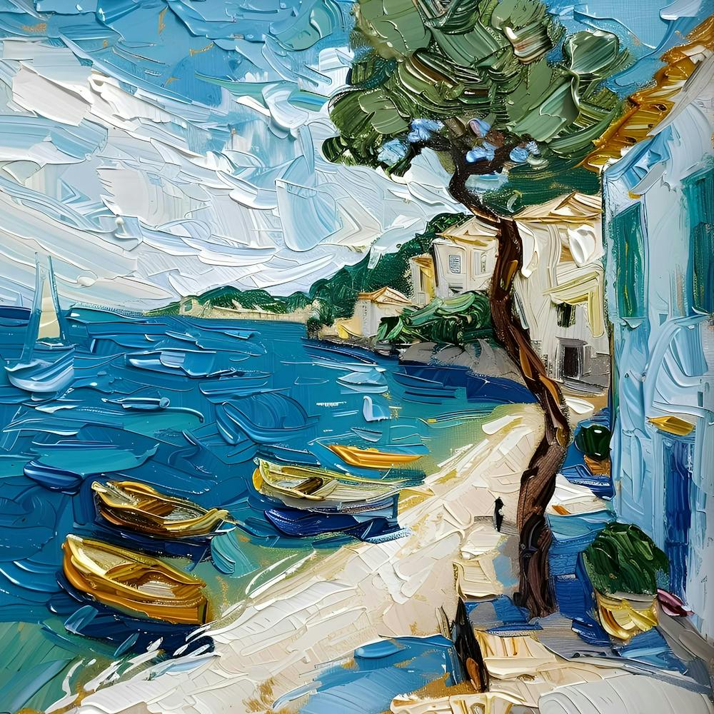 Boats On The Beach Mallorca, Spain