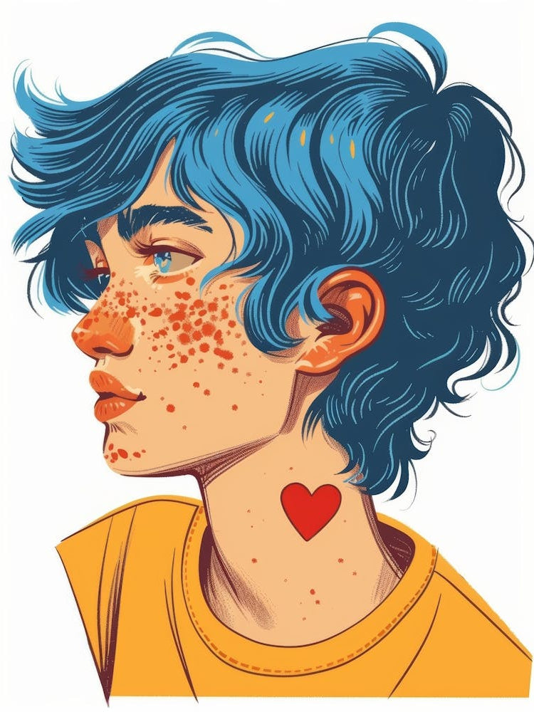 Girl With Freckles 2