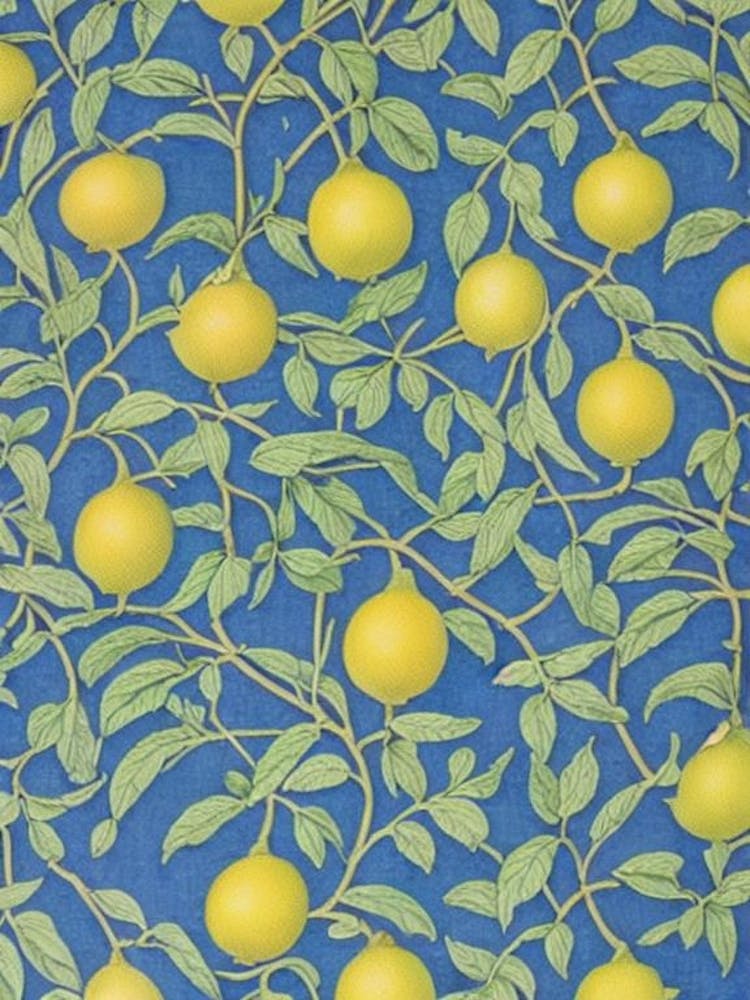 Lemon Vintage Botanical Fruit