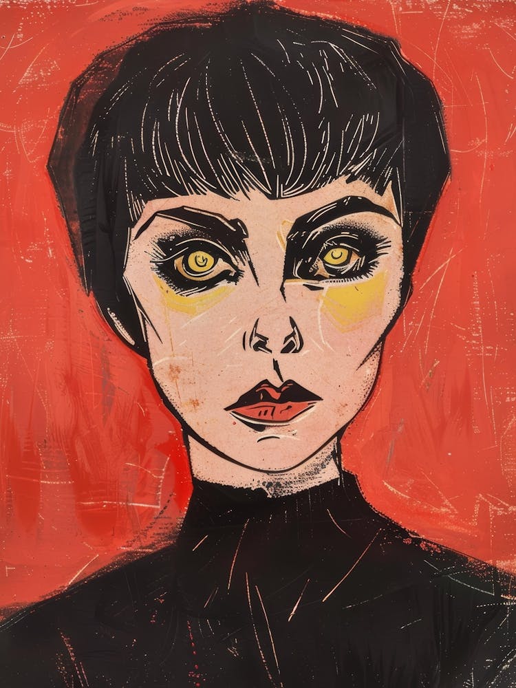 Girl With Yellow Eyes