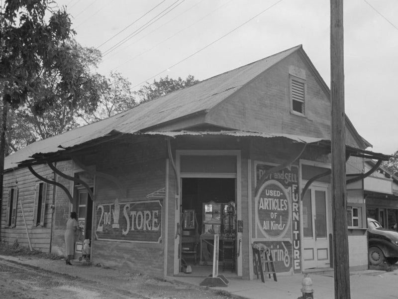 Secondhand Store, Morgan City, Louisiana By Russell Lee